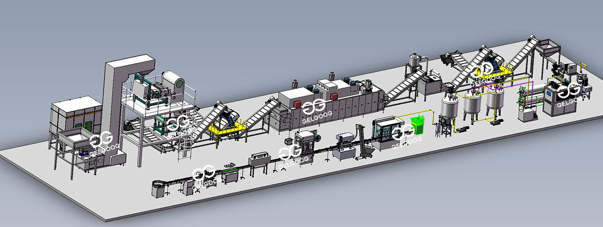 Automatic Peanut Butter Manufacturing Process